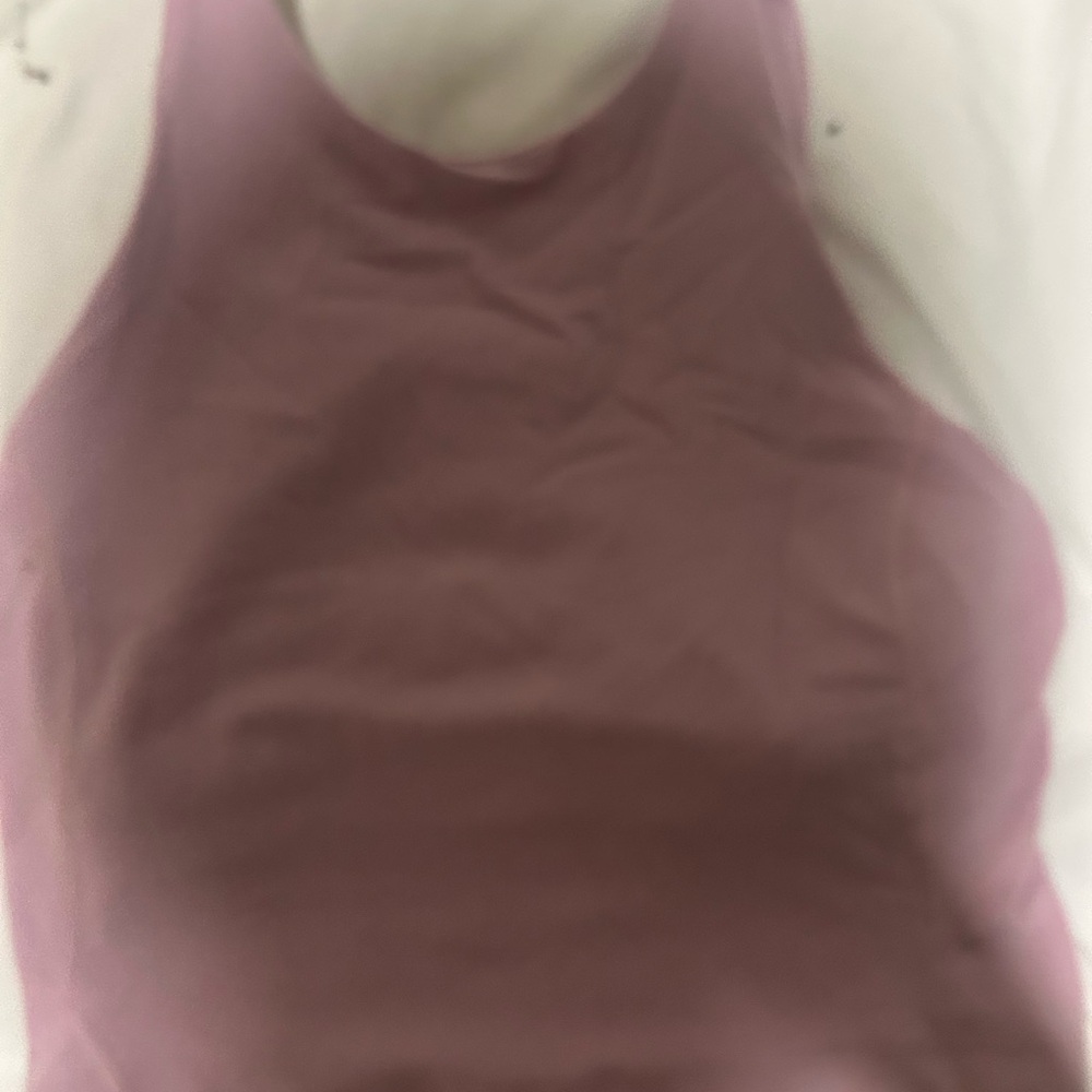 Lululemon Athletica Pink Fitted Tank Top